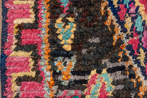 Vintage Rag Rug Area Rug (4' x 8')